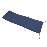 Lounge Chair Cushion with Ties Removable Rain Proof Fade Proof Sun Lounger Replacement Cushion for V1294-YM0901-3116250002513