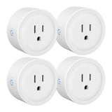 4 Pack Smart Socket 2.4GHz WiFi Only TY APP Remote Smart Sharing 10A Smart Plugs with Voice V1294-YM0901-HS7082