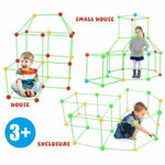 175pcs Kids Construction Fort Building Kit Castles 3D Play House Tent Toy Gift V201-W12795672