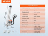 Linear Actuator 12V, 12 Inch High Speed 0.55"/s Linear Actuator, 220lbs/1000N Linear Motion Actuator V952-CGXXZXQ12INC9PILMV9