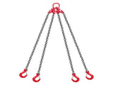 Chain 10mm x 3 m Lifting Chains with 4 Leg Grab Hooks, Heavy Duty G80 Alloy Steel Lifting V952-DGDLHHMGFH1JKA9OV001V0