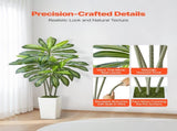Artificial Dracaena Tree 1524 mm, Fake Palm Tropicals with White Taller, Faux Floor Silk V952-RZRDZWLXS5FT31TZT001V0