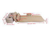 Inflatable Bed Mattress Indoor Outdoor Camping Travel Car Back Seat Air Beds Cushion V1294-YM0901-JY06350-02