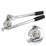 Manual Tube Bender Tool with Dual Long Handles and Angle Scale for Copper Aluminum Thin Steel and V1341-ZY-TX5BNKQ7-B