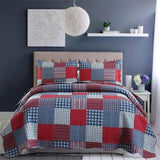 Finesse Quilted Bedspread and Pillowcases Set: Transform Your Sleep Experience - Queen size V745-MAC080159Q13U