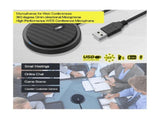 USB Omni-Directional Condenser Microphone Mic for Meeting Business Conference Computer Laptop PC V1369-AZ3-W-08267