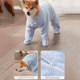 Pet Wearable Bathrobe Towel - Quick-drying, absorbent full-body cover with hood and V888-ELOSUNG54437