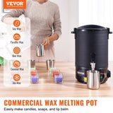 VEVOR Wax Melter for Candle Making 6.5Liter Electric Pot Commercial or Home Use V952-RLTYT65L1200WNUZ7V3