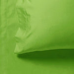 1000TC Ultra Soft Single Size Bed Green Flat & Fitted Sheet Set V493-ASS-08