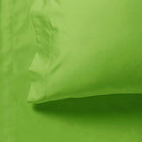 1000TC Ultra Soft Queen Size Bed Green Flat & Fitted Sheet Set V493-AQS-08