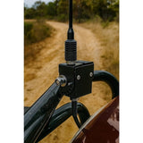 Adjustable Folding UHF Antennas Mount Bracket Black Bullbar Clamp V63-952831