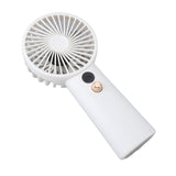 Portable Handheld Fan 100 Speeds Adjustable Powerful Wind USB Rechargeable Mini Desk Personal Fan V1294-YM0901-3113240155712