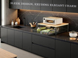 Modern Kitchen Microwave Shelf with Drawer Sturdy and solid structure, designed to save counter V1102-CTSZWJ001