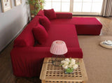 Polyester 32 Seat Corner Sofa Cover L Shape Slipcover Home Furniture Protector V1294-YM0901-JY19347-04