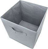 Pack of 6 Foldable Fabric Basket Bin Storage Cube for Nursery, Office and Home Decor V178-14469