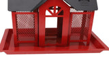 Bird Feeder House for Outside Mesh Wild Bird Feeder Large Capacity Weatherproof Bird Feeding Station V1294-YM0901-3111250005811