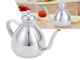 1L Oil Dispenser 304 Stainless Steel Oil Bottle Vinegar Pot Home Kitchen Storage Container V1294-YM0718-3118210018311