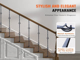 Staircase Metals, 44'' x 1/2" Galvanized Steel Decorative Banister Spindles, 10 Pack Deck V952-ZXKLGZ44YC103UJY9V0