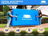 Waterproof Mattress Bag Mattresses Protector Plastic Moving Storage Dust Cover Carry Bed Zipper V1317-BHD110-AUSK