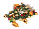 Christmas Wreath Handcrafted Exquisite Reusable Christmas Wreath Pendant Christmas Door Wreath for V1294-YM0512-3115220135211