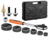 Knockout Punch Set, 12.7 to 50.8mm SLUG-Buster Ratchet Knockout Set, Ratchet Wrench Knockouts Punch V952-JLBSDKQ245CME5VDO001V0