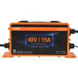 15 AMP Golf Cart Smart Battery Charger for EZGO TXT RXV IP67 ETL V952-GEFQCDCCDQSJ8CBU2V3