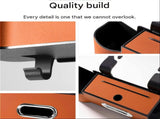 RedMultifunctional Car Seat Back Organizer - Nappa Leather Tissue Box Holder with Cup V888-ELOSUNG56214-2