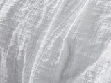 Accessorize Augusta White Ruched Quilt Cover Set Queen V442-HIN-QUILTCS-AUGUSTA-WHITE-QS