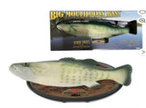 Singing Fish Decoration - Green with Square Base V1192-D58