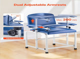 Phlebotomy Chair, Blood Draw Chair with Adjustable Armrests and Flip Arm, 181KG/400LBS Loading Blood V952-CXYCXYZYFSFZW8C5Q001V0
