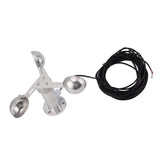 Aluminium Alloy Anemometers Wind Speed Monitoring Sensor 3 Cups Wind Speed Sensor Anemometer 03.8V V1294-YM0706-3111230214911