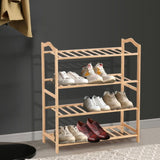 Levede Bamboo Shoe Rack Storage Wooden EA0221-80-4