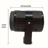 White Rotating Snowflake Blizzard Projection Light, LED Christmas Projector for Home, Holiday V1189-LC-SD-00049