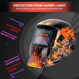 Lame skull Solar Welding Helmet Auto Darkening Welder Soldering Lens ARC TIG MIG MAG Mask V201-W12793758
