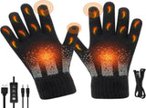 USB Heated Gloves, Winter Warm Heated Gloves Touchscreen Gloves Hand Warmers Work Gloves Unisex V1259-DP01-A-4125