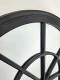 Window Style Mirror - Black Arch 100 CM x 150 CM V292-MIRR-ARCH009