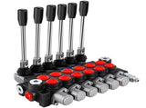Hydraulic Directional Control Valve, 6 Spool Hydraulic Spool Valve, 11 GPM Hydraulic Loader Valve, V952-KZFFXYC611GPMFJ1GV0