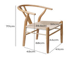 Levede 6x Dining Chairs Wooden Hans CH1041-2-NTX4