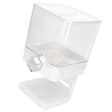 Cereal Dispenser 17.5oz Capacity Single Grid Grain Dispenser Transparent Plastic Food Dispenser for V1294-YM0523-3118220037911