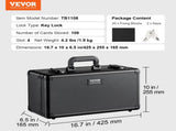 Graded Card Storage Box, 4 Slots, Graded Sports Cards Holder Carrying Case with Key Lock Foam V952-FJKSNHYCSKK1V3VTKV0