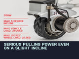 T-REX Motorised Jockey Wheel Electric Power Mover 12V 350W Caravan Trailer Boat V219-ATOJKYTRXAXX1