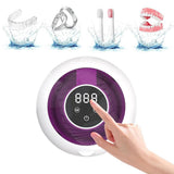 45kHz 210ml Ultrasonic Retainer Cleaner Machine Dentures Cleaner for Night Guards Braces Aligners V1263-JX-8205-1