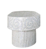 MOTHER OF PEARL SERENITY OVAL PEARL COFFEE TABLE V742-VC2