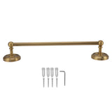 All Copper Bathroom Towel Bar European Style Wall Mounted Towel Rack for Bathroom 41cm Antique Color V1294-YM0706-3112230063412