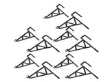 10pcs Beekeeping Bracket Rack Plastic Beehive Frame Holder Stand Beekeeping Equipment Beekeeping V1294-YM0901-3111250073213