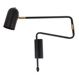 Swing Arm Wall Sconce Iron E27 E26 Adjustable Angle Modern Bedside Hardwired Reading Sconce for V1294-YM0901-3119230160711