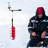 VEVOR Ice Drill Auger, 8\'\' Diameter Nylon Ice Auger, 41\'\' Length Ice Auger Bit, Auger Drill with V952-BZHSNLYC41348EQK6V0