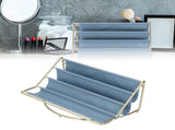 Desk Shelf Organizer Multi Layer Exquisite Premium Metal Leather Durable Stable Wide Application V1294-YM0714-3115210277911