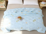 Green Lightweight Comforter Full Size 59x79 Inch - Soft Washed Summer Quilt for Bed - Breathable All V1366-AZ2-W-27080