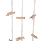 Hanging Photo Display Boho Macrame Wall Decor with Light Pictures Cards Frame Holder Art Hanger for V1294-YM0901-3115250091411